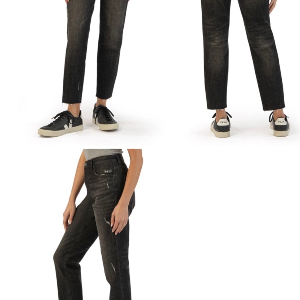 Out From The Kloth Rachel High Rise Raw Size 6 NWT